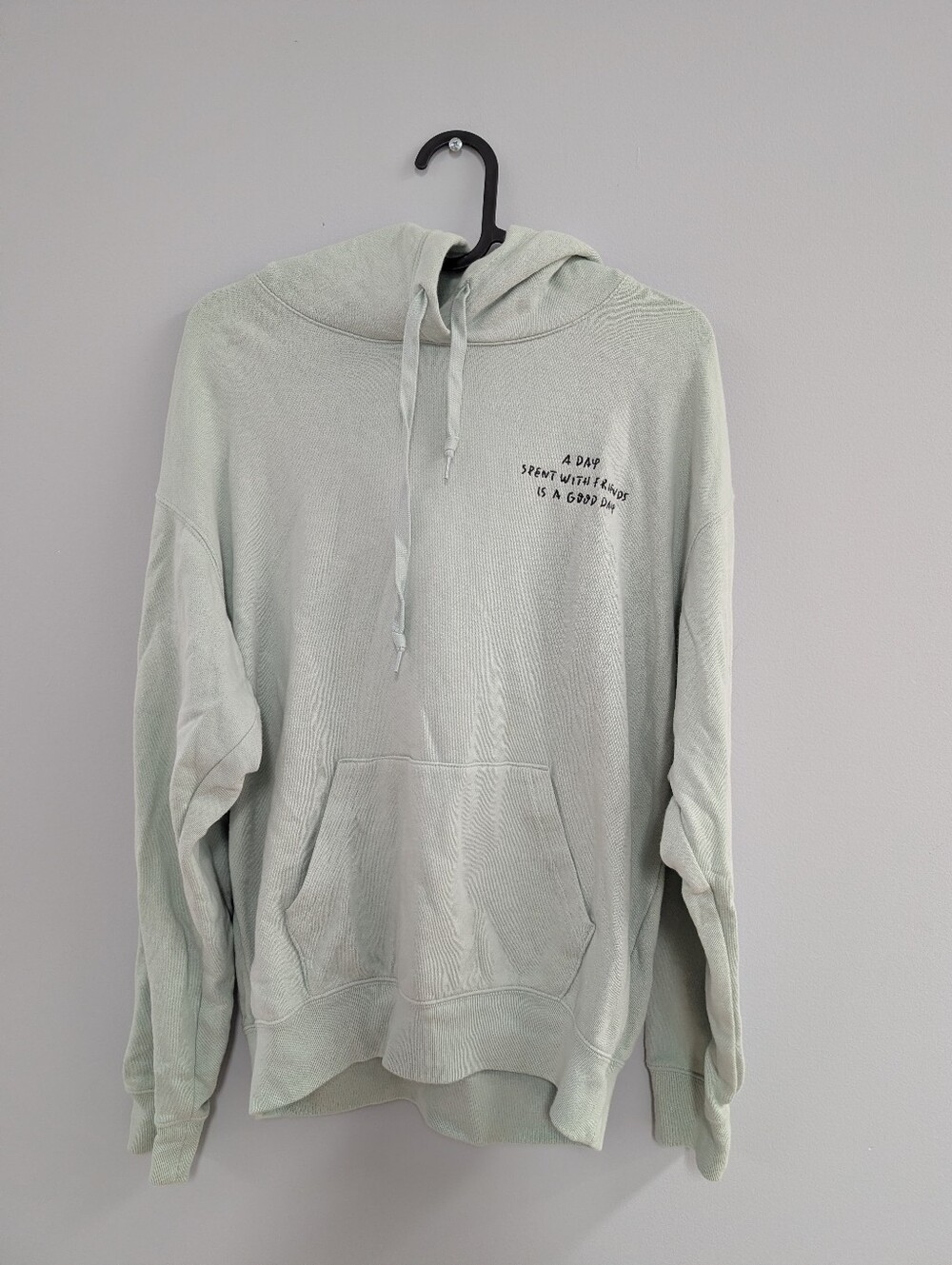 Uniqlo X Peanuts Light Green Hoodie - Japan Size M (Fits like US S)